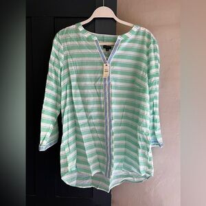 Talbots Light Weight Stripe Tunic